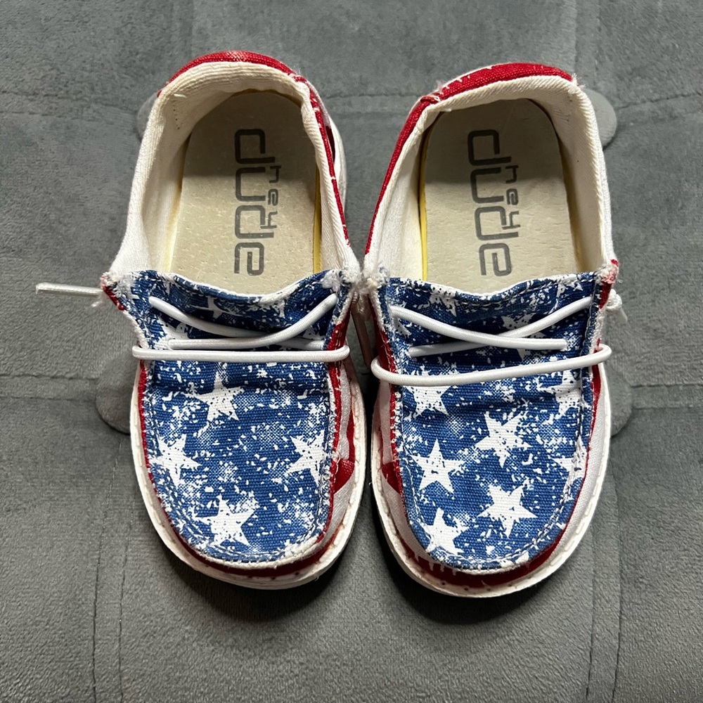 Hey Dude Star Spangled Toddler Shoes